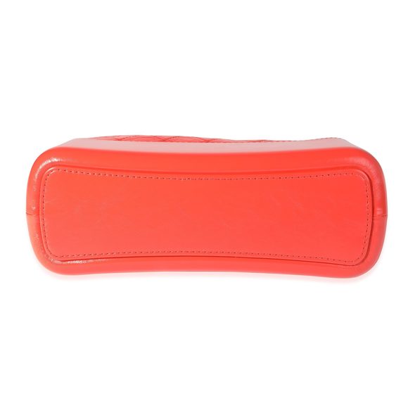 Chanel Orange Quilted Aged Calfskin Large Gabrielle Hobo - Picture 5 of 6